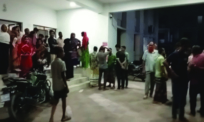 দুর্ঘটনার পর হাসপাতালে স্বজনদের ভিড়