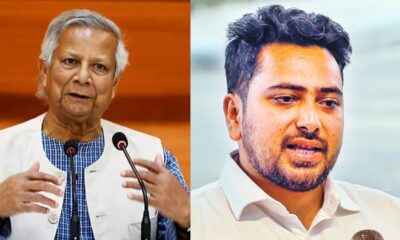 প্রধান উপদেষ্টা ড. ইউনূস ও নাহিদ ইসলাম। ছবি : সংগৃীহত