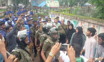সন্ত্রাসী হামলায় পণ্ড বৈষম্যবিরোধী ছাত্রদের সংবাদ সম্মেলন