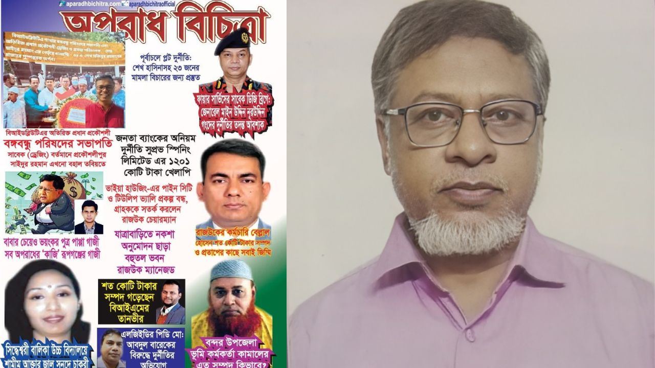 এস এম মোরশেদ অপরাধ পত্রিকা বাংলাদেশ