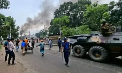 সেনাবাহিনীর ট্যাংকে গোপালগঞ্জ ছাড়লেন এনসিপি নেতারা