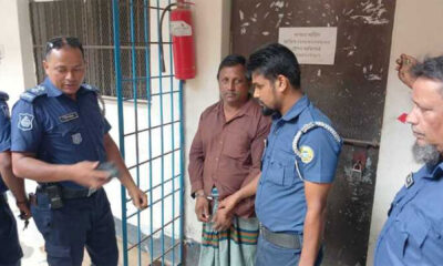 গ্রেফতার জাকির হোসেন ওরফে নিজাম মেম্বার।