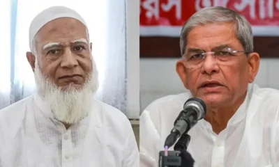 হাসপাতালে জামায়াত আমিরকে দেখতে মির্জা ফখরুল