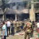 উত্তরায় বাংলাদেশ বিমানবাহিনীর এফ-৭ যুদ্ধবিমান বিধ্বস্ত