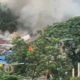 নারায়ণগঞ্জে হকার্স মার্কেটে ভয়াবহ আগুন