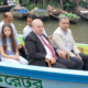 ঝালকাঠির ভাসমান হাট পরিদর্শন করেন আলজেরিয়ার রাষ্ট্রদূত। ছবি