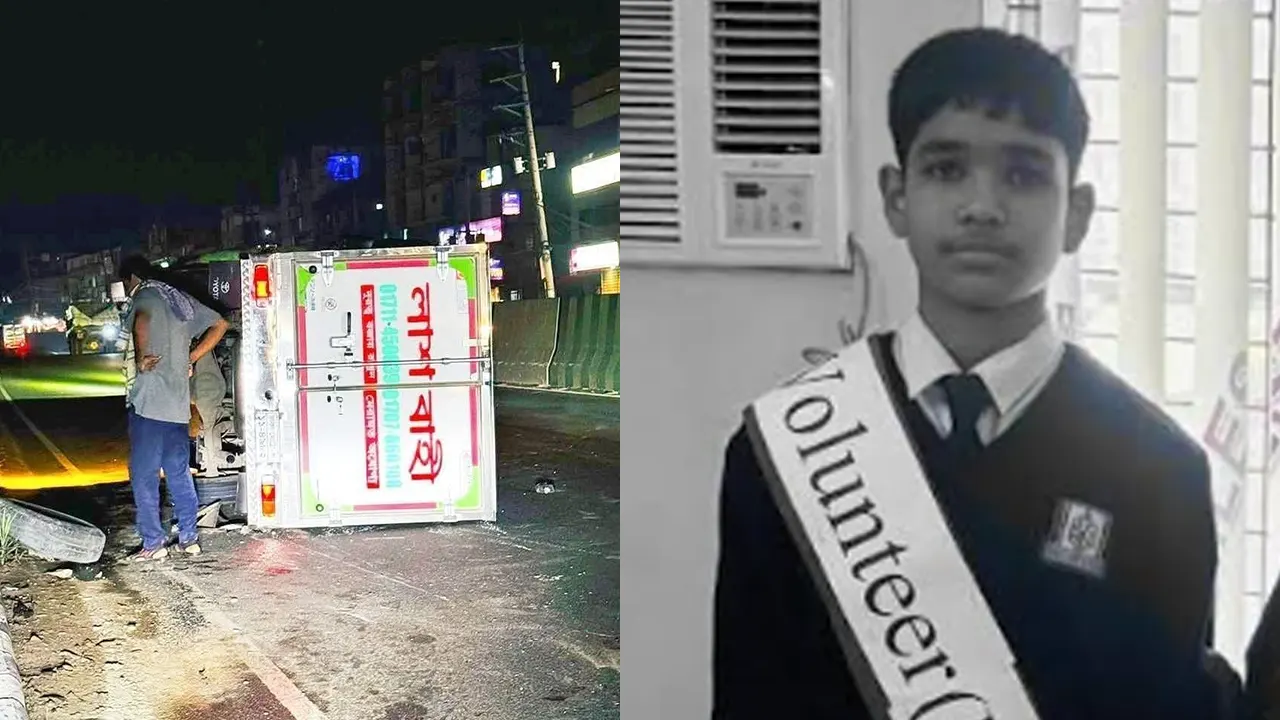 মরদেহবাহী ভ্যান উল্টে আরও দুর্ঘটনা