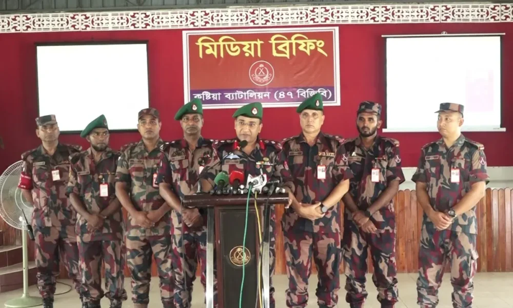 কুষ্টিয়ায় এক বছরে ১৩২ কোটি টাকার চোরাচালান পণ্য জব্দ
