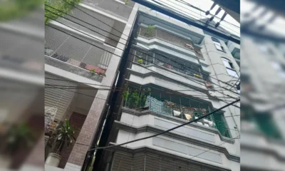 ডেমরায় হেলে পড়ল ছয়তলা ভবন