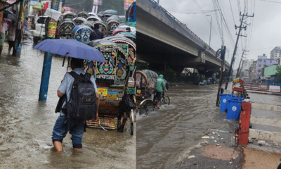 চট্টগ্রামে টানা বৃষ্টিতে জলাবদ্ধতা, দুর্ভোগে জনজীবন