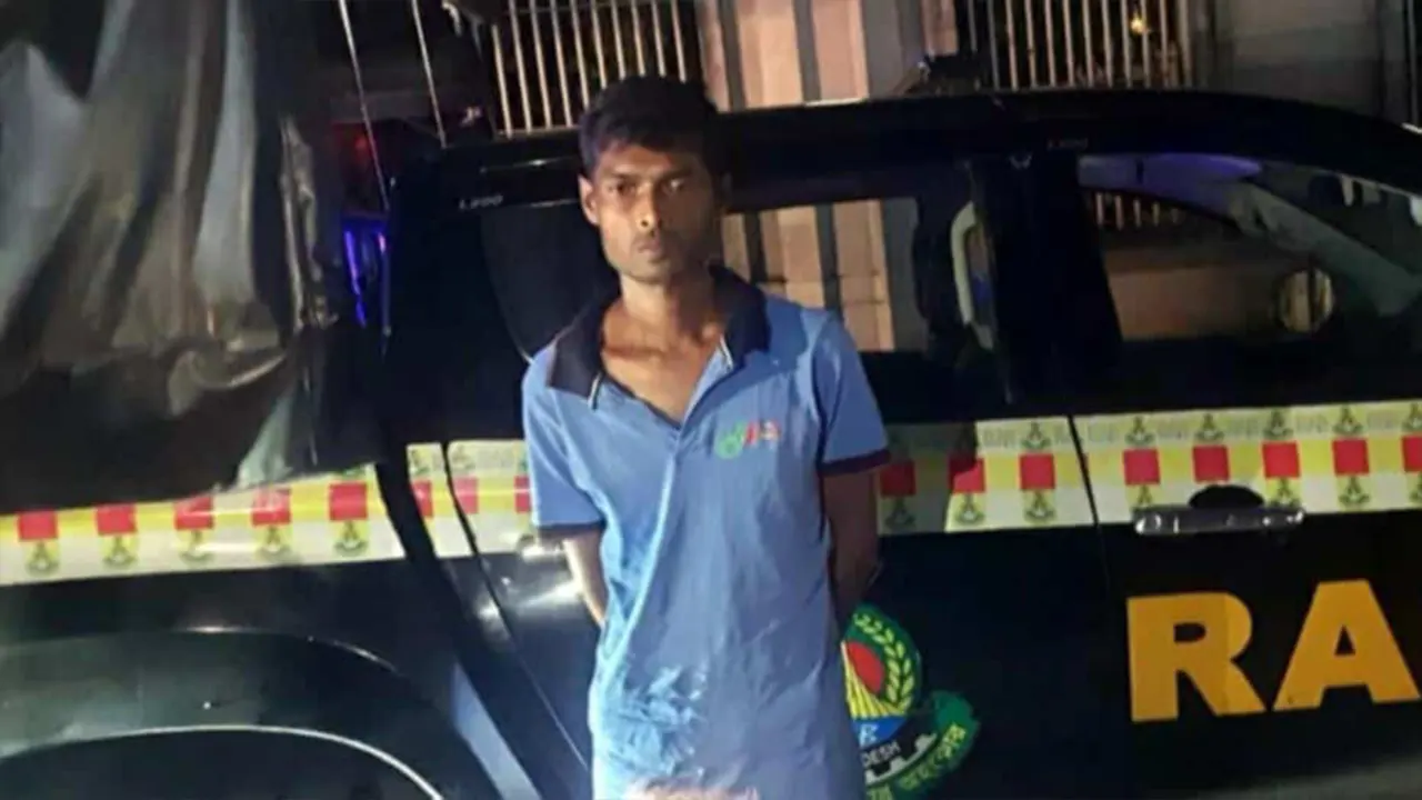 সন্তানদের সামনে স্ত্রীর হত্যাকারী স্বামী গ্রেপ্তার