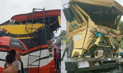 বাস-ট্রাক সংঘর্ষে ১৫ আহত, হবিগঞ্জে দুর্ঘটনা