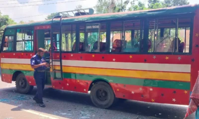 ছেলের খাবার দিতে গিয়ে বাসচাপায় বাবার মৃত্যু